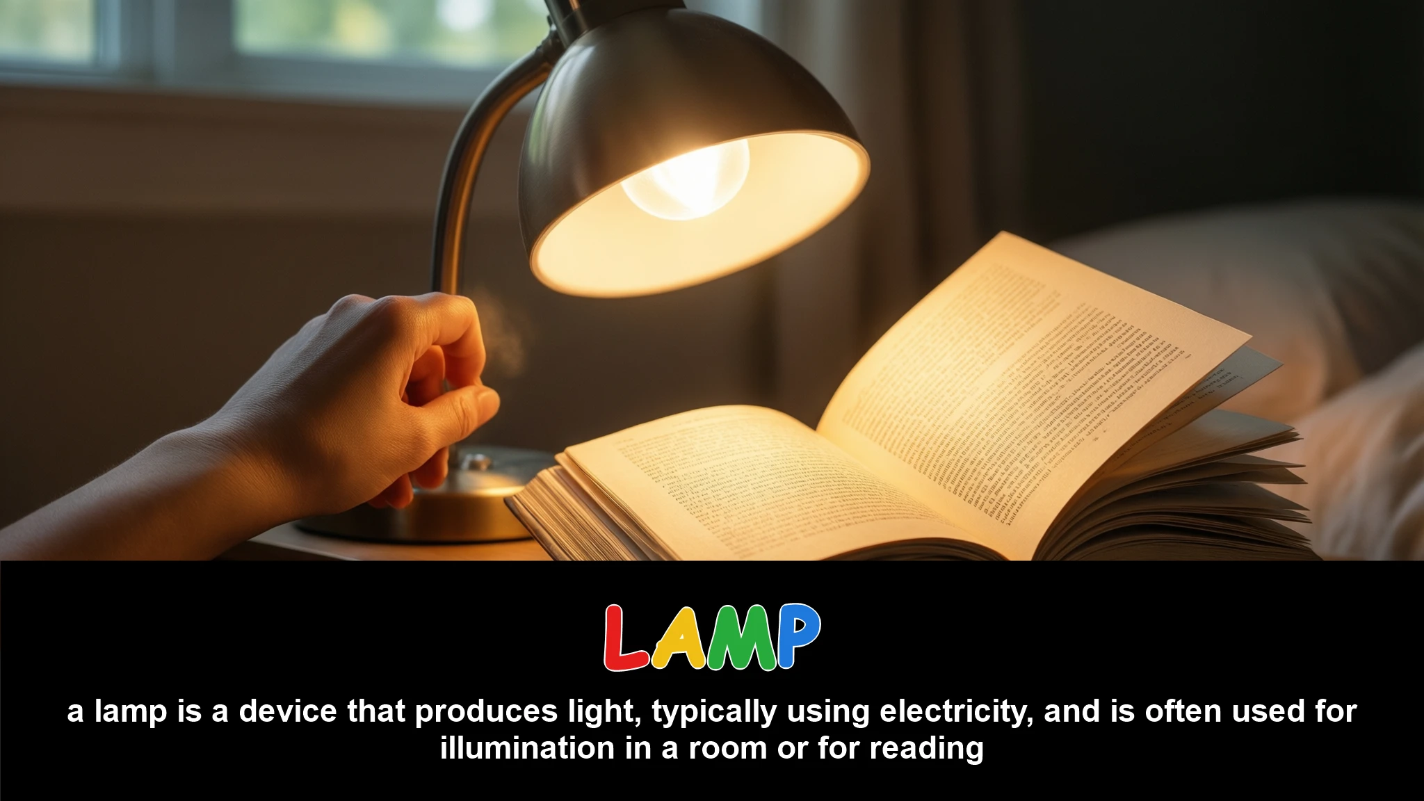 English Illustration for lamp